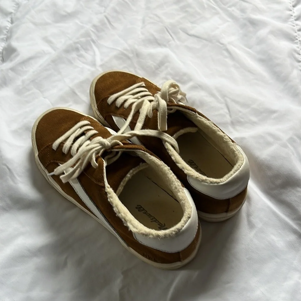 Madewell Sidewalk Low-Top In Suede And Sherpa Fits Women’ 8